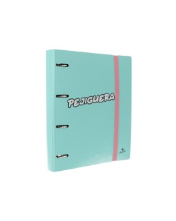 Carpeta 4 anillas 40 mm mixtas mariola polyfoam din a4 sin recambio pastel palabras