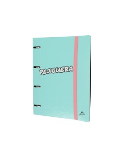 Carpeta 4 anillas 40 mm mixtas mariola polyfoam din a4 sin recambio pastel palabras