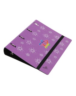 Carpeta 4 anillas 40 mm mixtas mariola polyfoam din a4 sin recambio estrellas