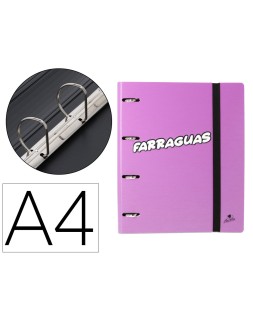 Carpeta 4 anillas 40 mm mixtas mariola polyfoam din a4 sin recambio palabras