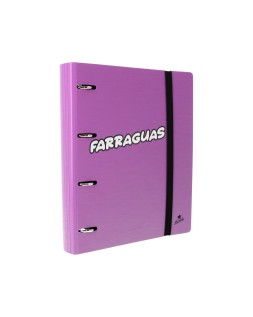 Carpeta 4 anillas 40 mm mixtas mariola polyfoam din a4 sin recambio palabras