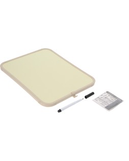 Pizarra blanca bi-office easy magnetica con rotulador color amarillo 279x355 mm