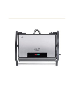 Grill electrico adler 1200w placas ajustables