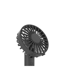 Ventilador de mano daewoo high power 5w 3 velocidades recargable usb-c color negro