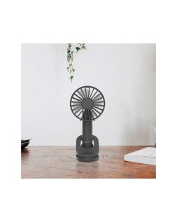 Ventilador de mano daewoo high power 5w 3 velocidades recargable usb-c color negro
