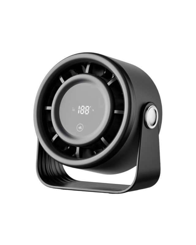 Ventilador sobremesa daewoo high power 10w 4 velocidades recargable usb-c color negro