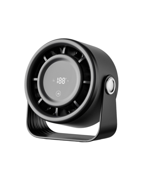 Ventilador sobremesa daewoo high power 10w 4 velocidades recargable usb-c color negro