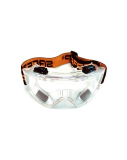 Gafas de proteccion safetop panavista panoramica pvc visor transparente con banda elastica