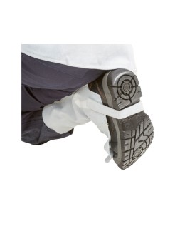 Polainas de cuero safetop serie standard color gris juego de 2 unidades