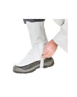 Polainas de cuero safetop serie standard color gris juego de 2 unidades