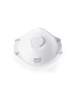 Mascarilla facial safetop ffp2 nr d preformada con valvula