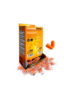 Tapon auditivo safetop pinkie pu foam sin cordon snr 37 db caja de 200 pares