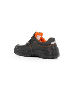 Zapatos de seguridad safetop oratio cuero grabado suela de acero antiperforacion s3 sr talla 43 color negro