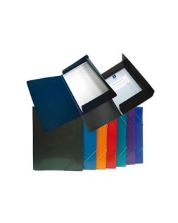 Carpeta gomas office box supra maxi 260x360 mm solapas polipropileno colores surtidos