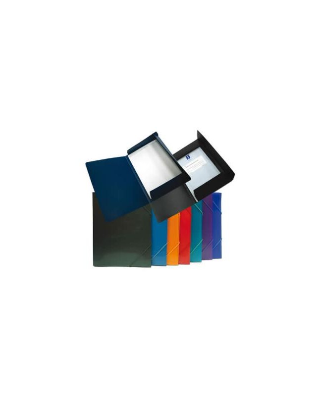 Carpeta gomas office box supra maxi 260x360 mm solapas polipropileno colores surtidos