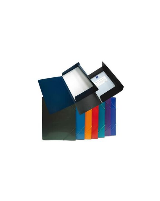 Carpeta gomas office box supra maxi 260x360 mm solapas polipropileno colores surtidos
