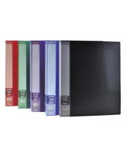 Carpeta 4 anillas de 16 mm office box active din a4 polipropileno colores surtidos