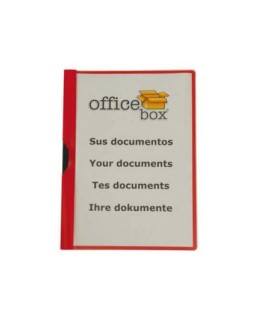 Carpeta office box dossier pinza lateral polipropileno din a4 pinza deslizante capacidad 30 hojas negro