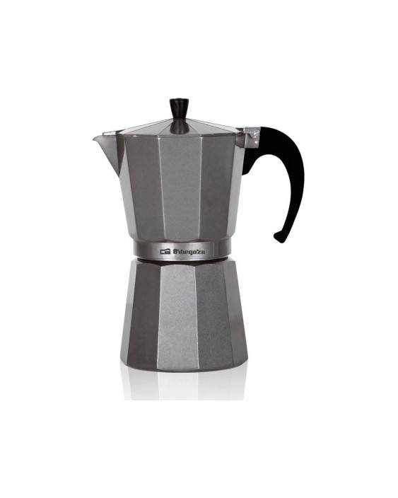 Cafetera italiana orbegozo aluminio 6 tazas apta para todo tipo de cocinas