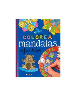 Cuaderno de colorear susaeta mandalas infantiles 96 paginas 21,4x27,8 cm