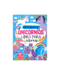Cuaderno de colorear susaeta unicornios 192 paginas 21x28 cm