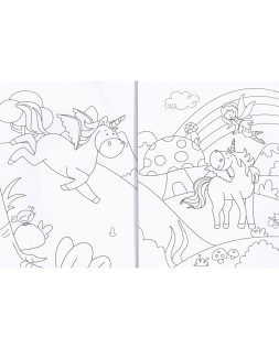 Cuaderno de colorear susaeta unicornios 192 paginas 21x28 cm