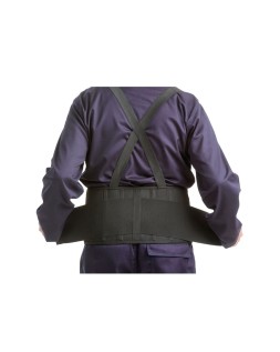 Faja lumbar safetop elastica con velcro y tirantes xl