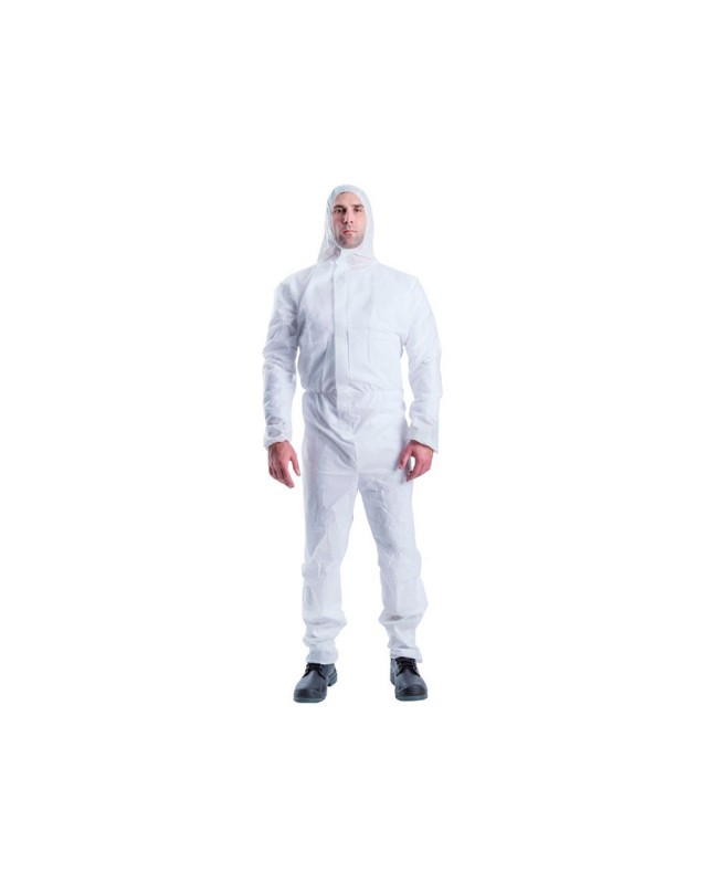 Buzo de trabajo safetop skingard weld categoria 3 color blanco talla xl