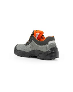Zapatos de seguridad safetop tormio serraje cuero transpirable suela pu bidensidad s1 p sr talla 38