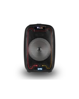 Altavoz ngs bluetooth wild samba portatil 30w con microfono con cable bateria y luces led micro usb usb aux