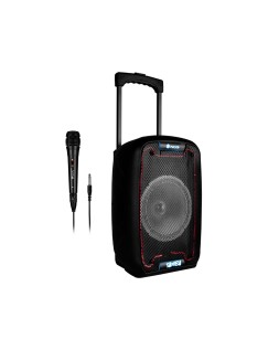 Altavoz ngs bluetooth wild samba portatil 30w con microfono con cable bateria y luces led micro usb usb aux