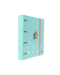 Carpeta 4 anillas 40 mm mixtas mariola polyfoam din a4 con recambio 100 h 90 gr separadores 6 posiciones