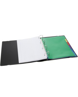 Carpeta 4 anillas 40 mm mixtas mariola polyfoam din a4 con recambio 100 h 90 gr separadores 6 posiciones