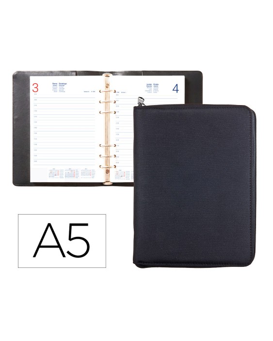 Agenda encuadernada liderpapel 2027 tarento 15x21 cm dia pagina bilingue design 1 papel 70 g fsc