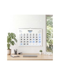 Calendario pared liderpapel clasico 2027 espiral 440x320 mm papel 128 g