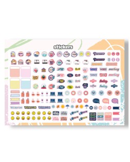 Planning semanal liderpapel teens 2027 297x210 mm con pegatinas papel 104 g
