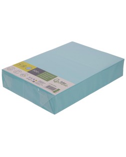 Papel color liderpapel din a4 80 gr celeste paquete de 500 hojas