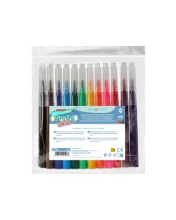 Rotulador para aerografo infantil imaginovo bolsa de 12 unidades colores surtidos