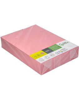 Papel color liderpapel din a4 80 gr rosa paquete de 500 hojas