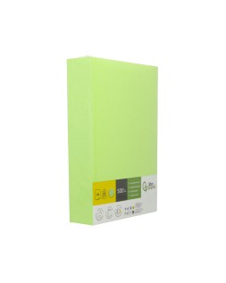 Papel color liderpapel din a4 80 gr verde paquete de 500 hojas