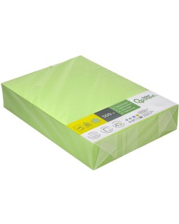 Papel color liderpapel din a4 80 gr verde paquete de 500 hojas