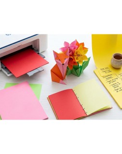 Papel color liderpapel din a4 80 gr verde intenso paquete de 500 hojas