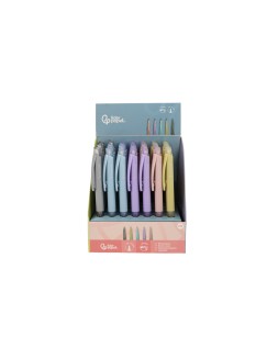 Portaminas liderpapel coleccion 1 con clip y goma 0.5 mm 5 colores surtidos