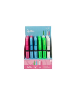 Portaminas liderpapel coleccion 2 con fuelle y goma con acabado soft touch 0,5 mm 4 colores surtidos