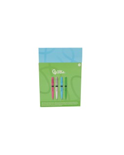 Portaminas liderpapel coleccion 2 con fuelle y goma con acabado soft touch 0,5 mm 4 colores surtidos