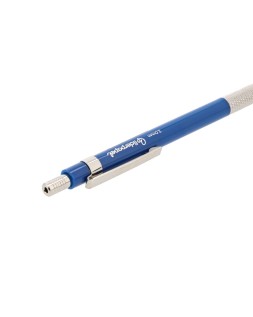 Portaminas liderpapel coleccion 4 con clip y sacapuntas 2 mm azul