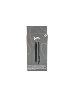 Portaminas liderpapel coleccion 5 con clip y goma punta 0.5 mm negro