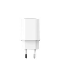 Cargador de pared tnb gan 65 w usb-c + usb a color blanco