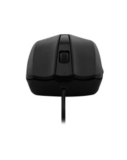 Raton tnb shark optico 1000 dpi mac/pc/linux con cable usb-a color negro