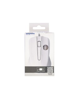 Raton tnb shark optico 1000 dpi mac/pc/linux con cable usb-a color blanco